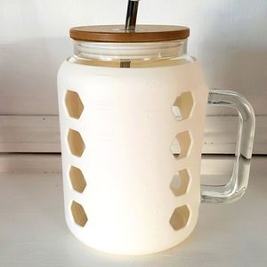 NWOT Never Used Mukoko Glass Tumbler Mug 50 Ounce